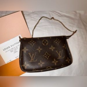 AUTHENTIC LOUIS VUITTON MINI POCHETTE